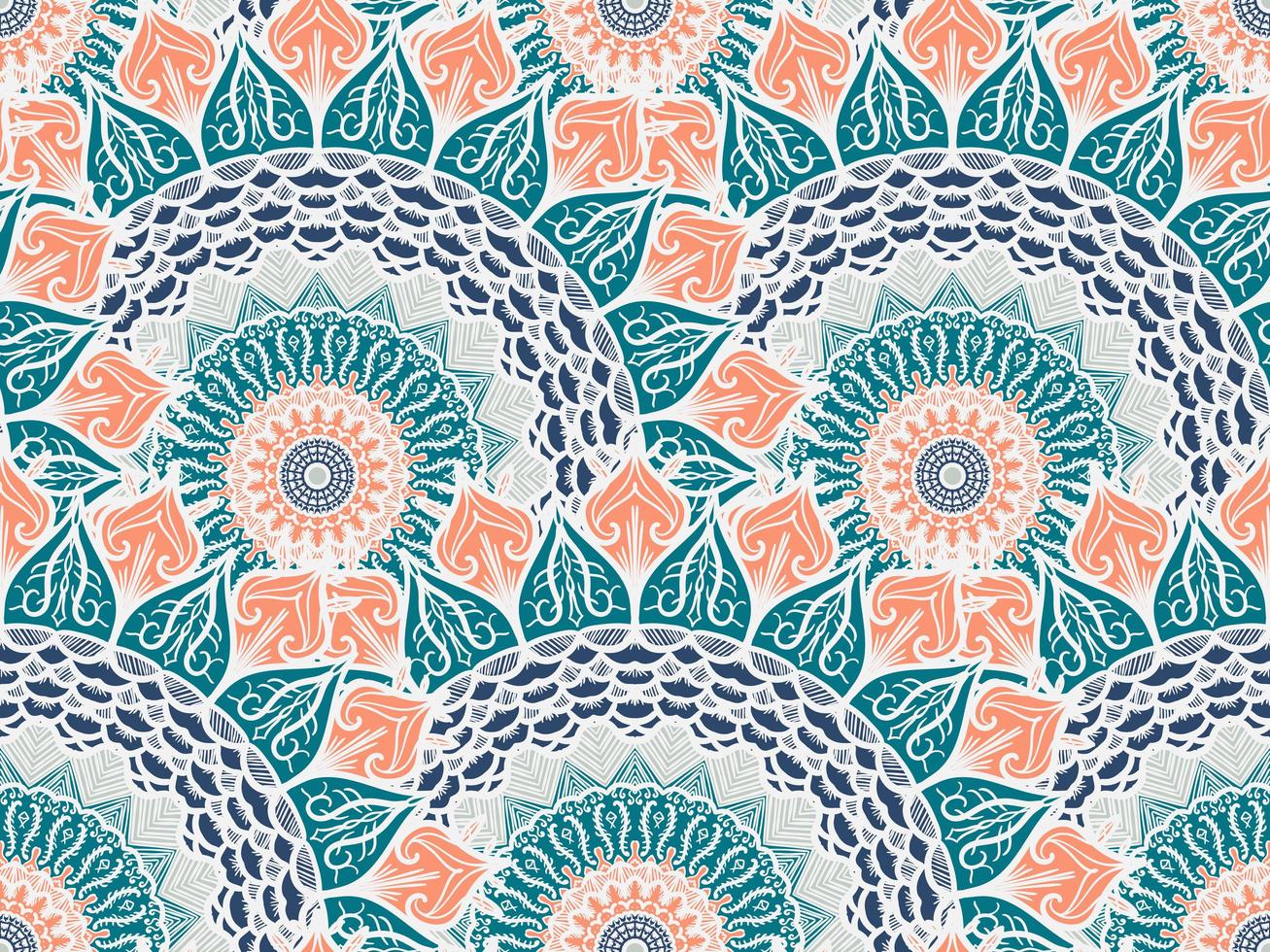 Mandala Seamless Pattern vector