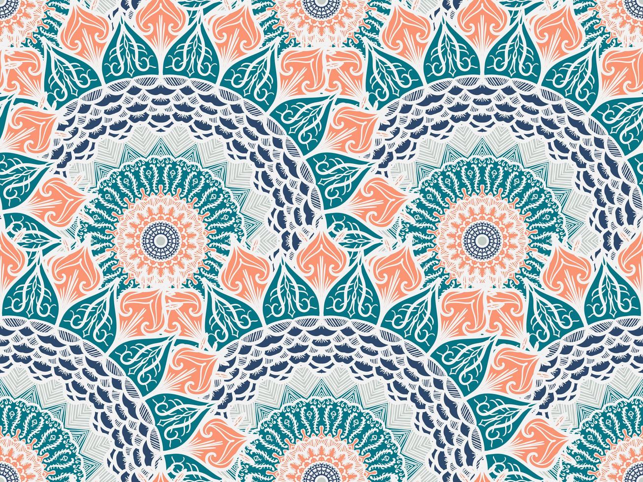 Mandala Seamless Pattern vector