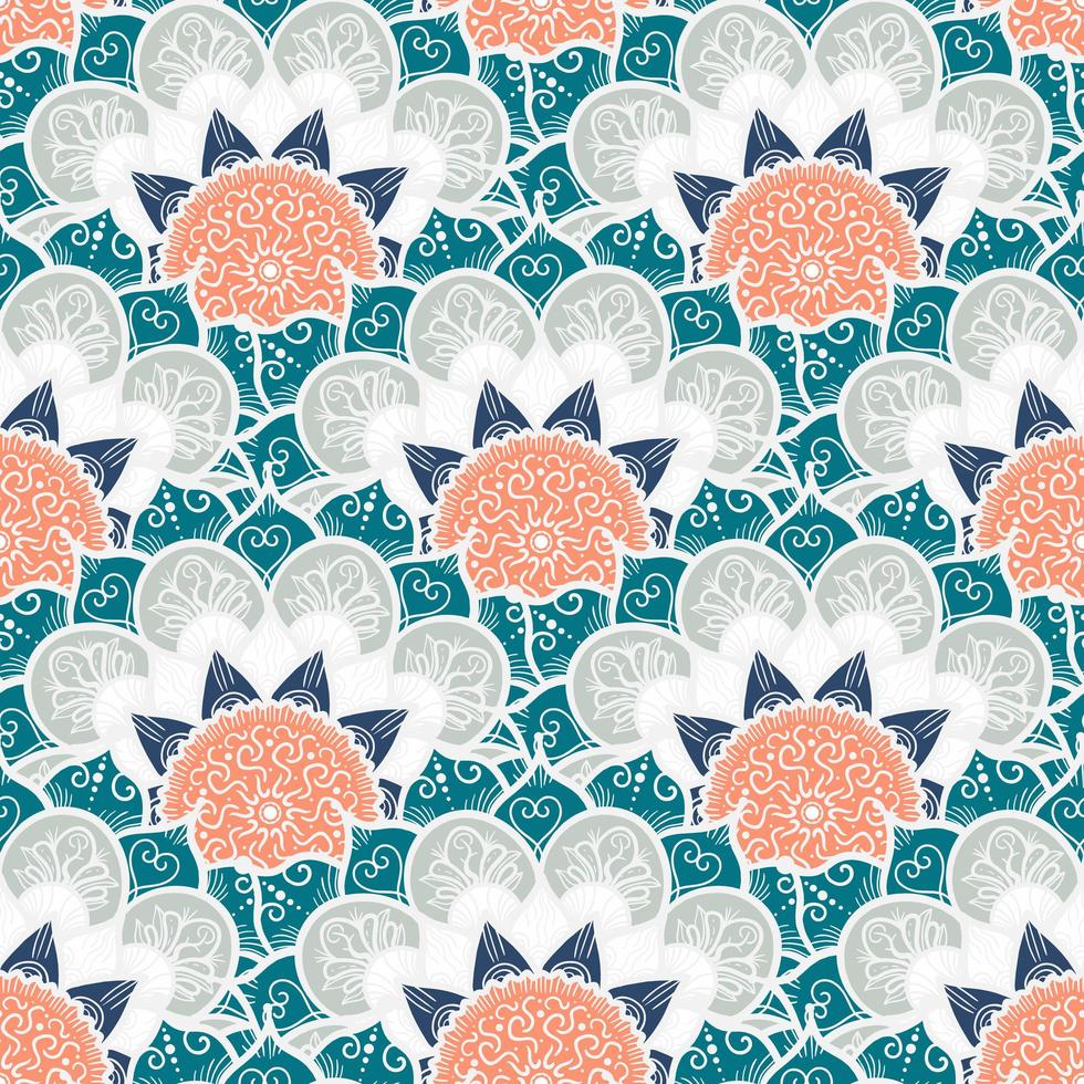 Mandala Seamless Pattern vector