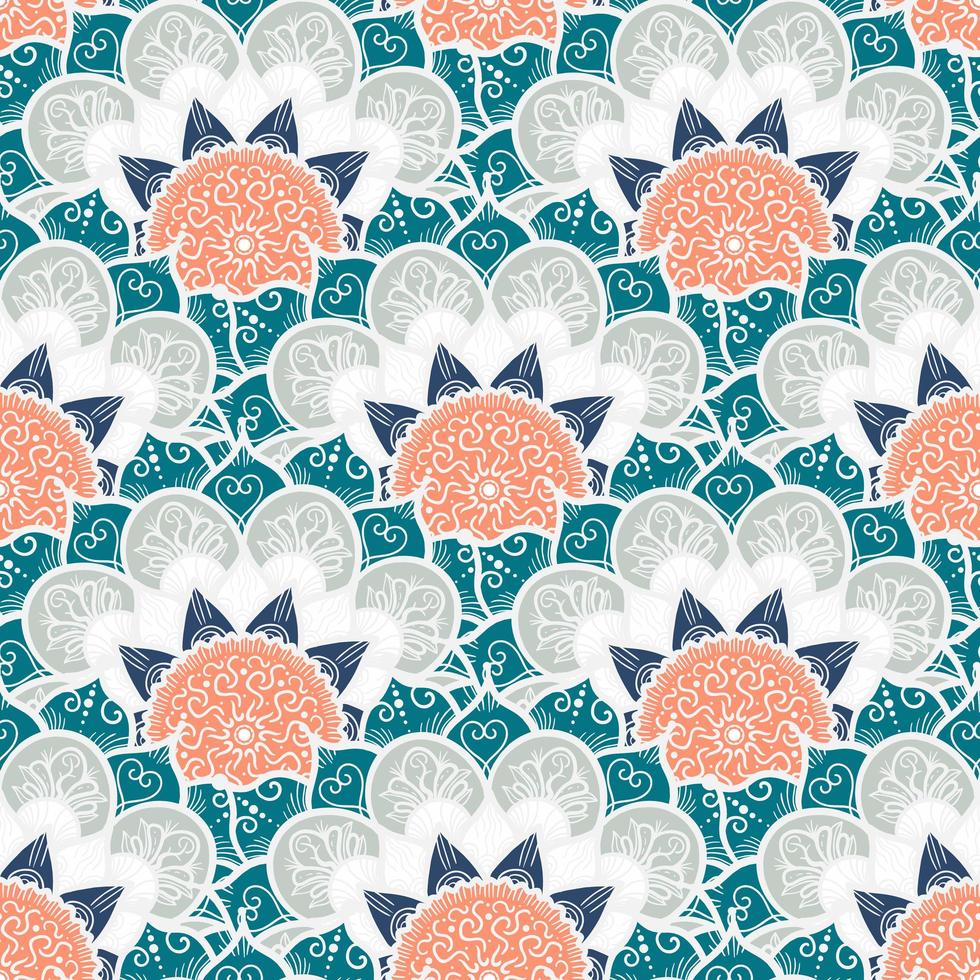 Mandala Seamless Pattern vector