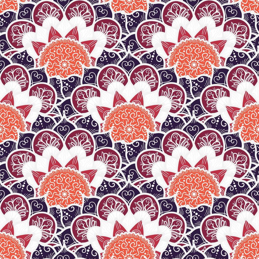 Mandala Seamless Pattern vector