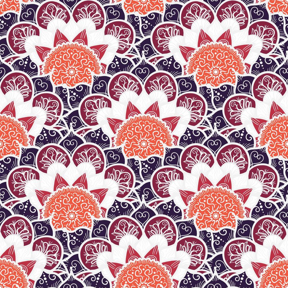 Mandala Seamless Pattern vector