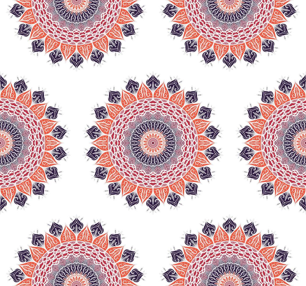 Mandala Seamless Pattern vector