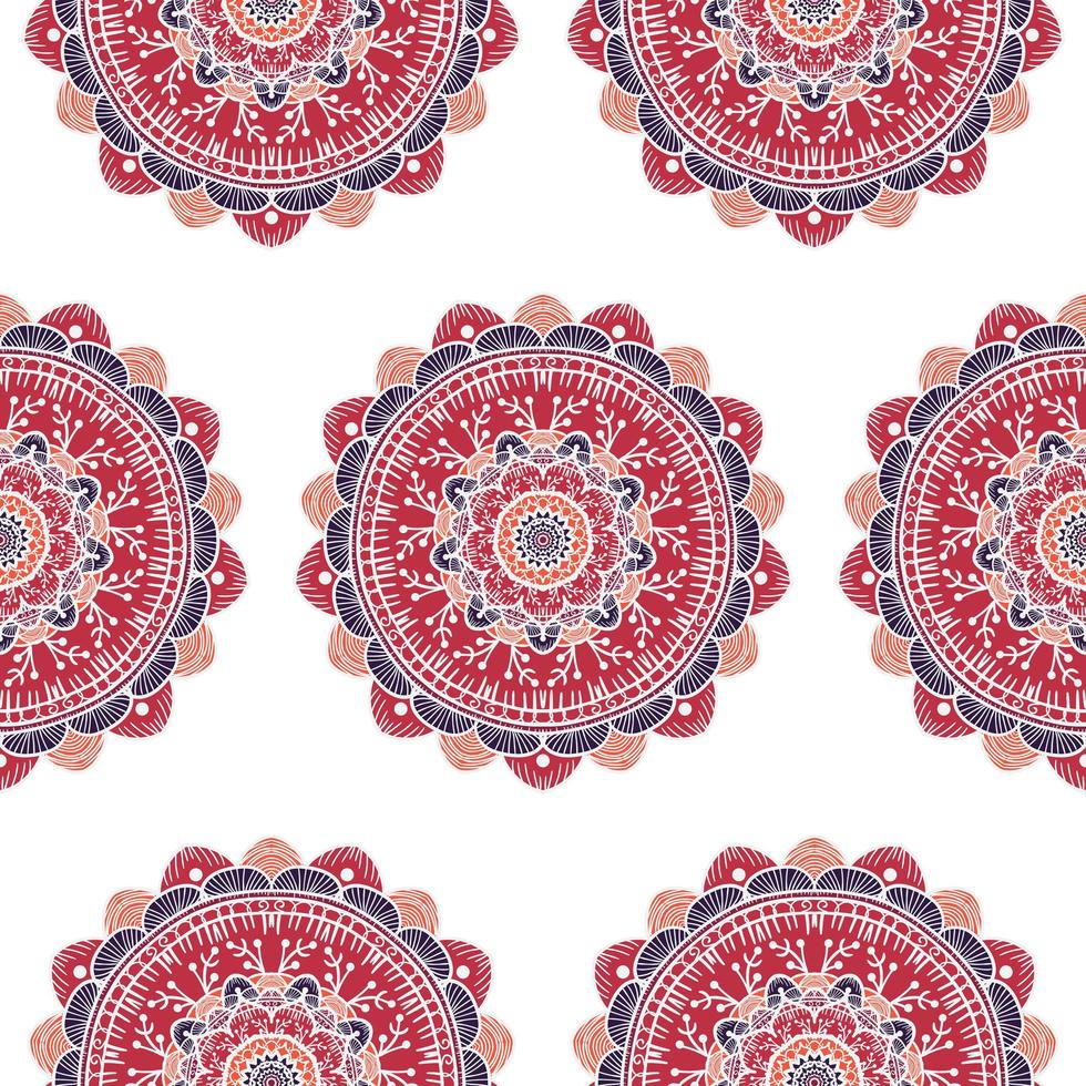 Mandala Seamless Pattern vector