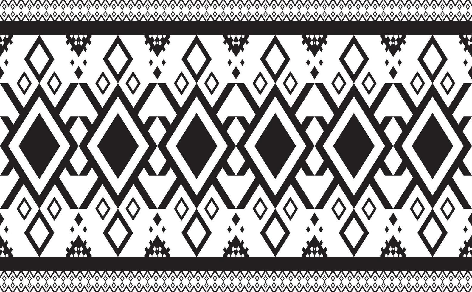 Abstract geometric pattern seamless black and white vector 1974220