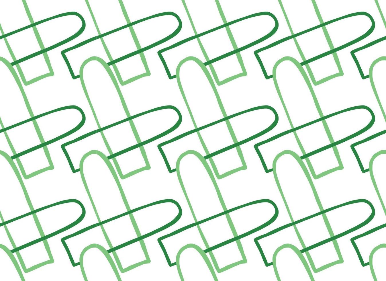Vector texture background, seamless pattern. Hand drawn, green, white colors.