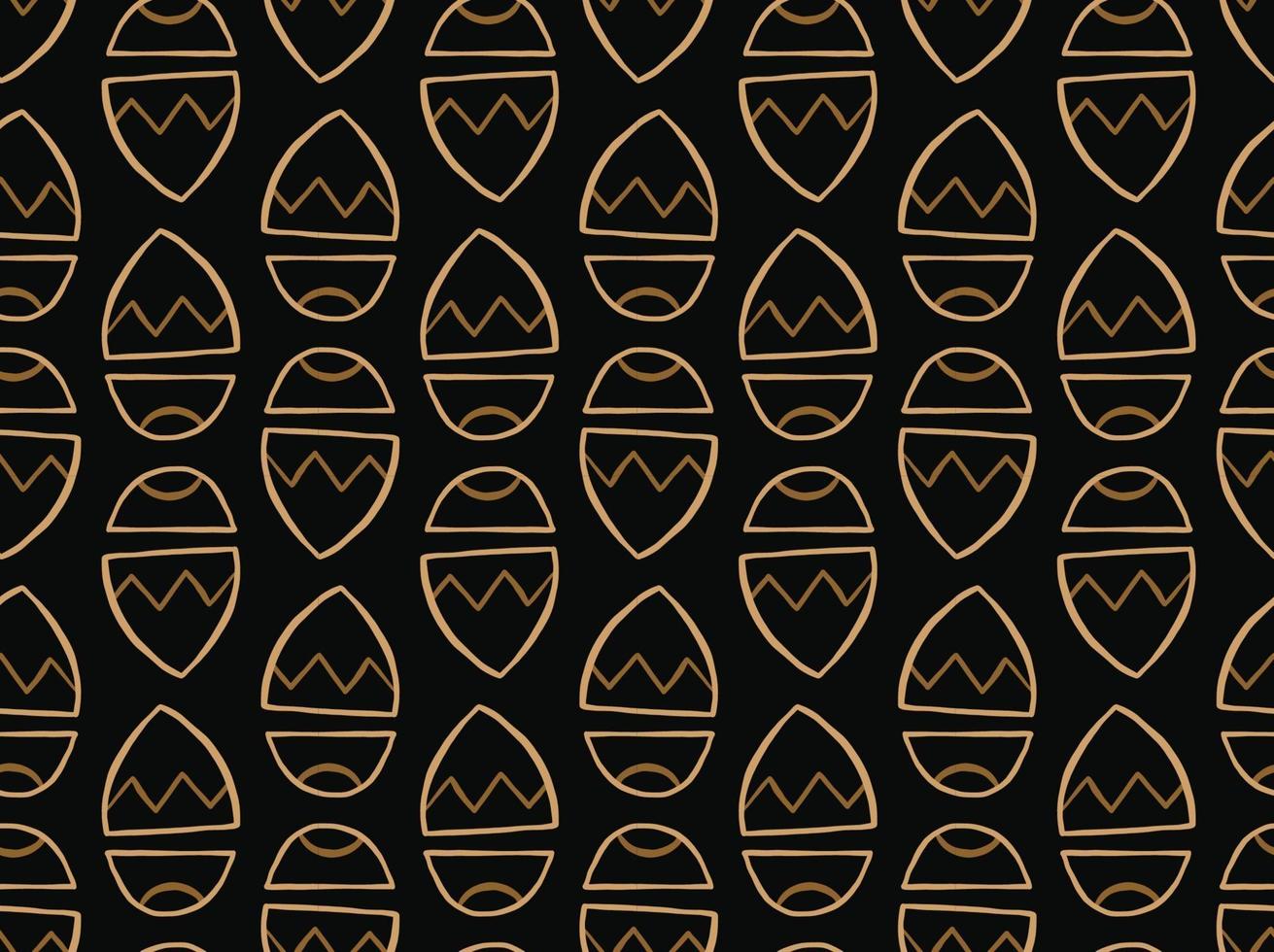 Vector texture background, seamless pattern. Hand drawn, black, brown colors.