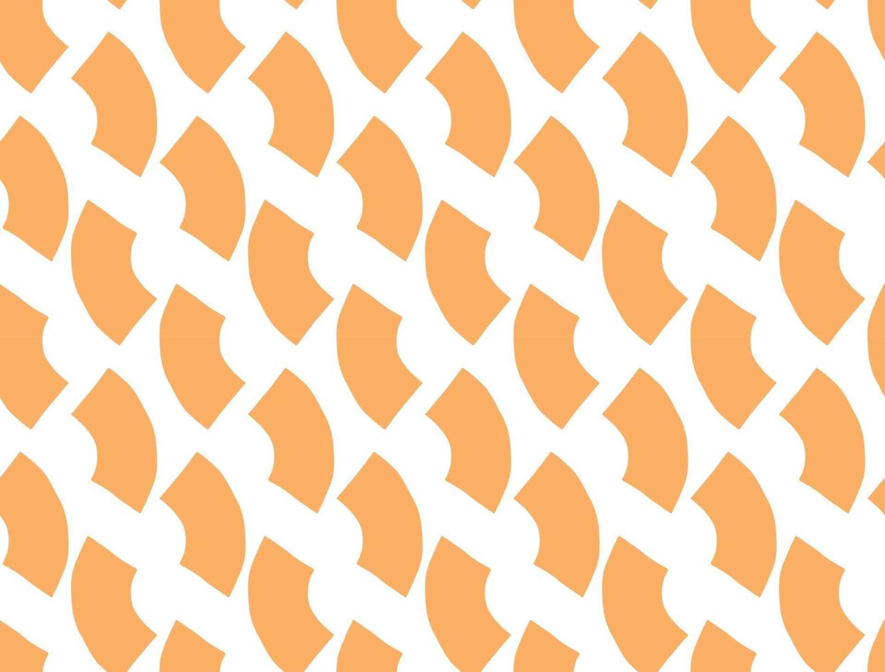 Vector texture background, seamless pattern. Hand drawn, orange, white colors.