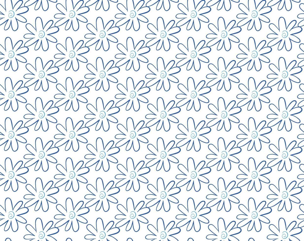 Fondo de textura de vector, patrón sin costuras. dibujados a mano, azul, colores blancos. vector