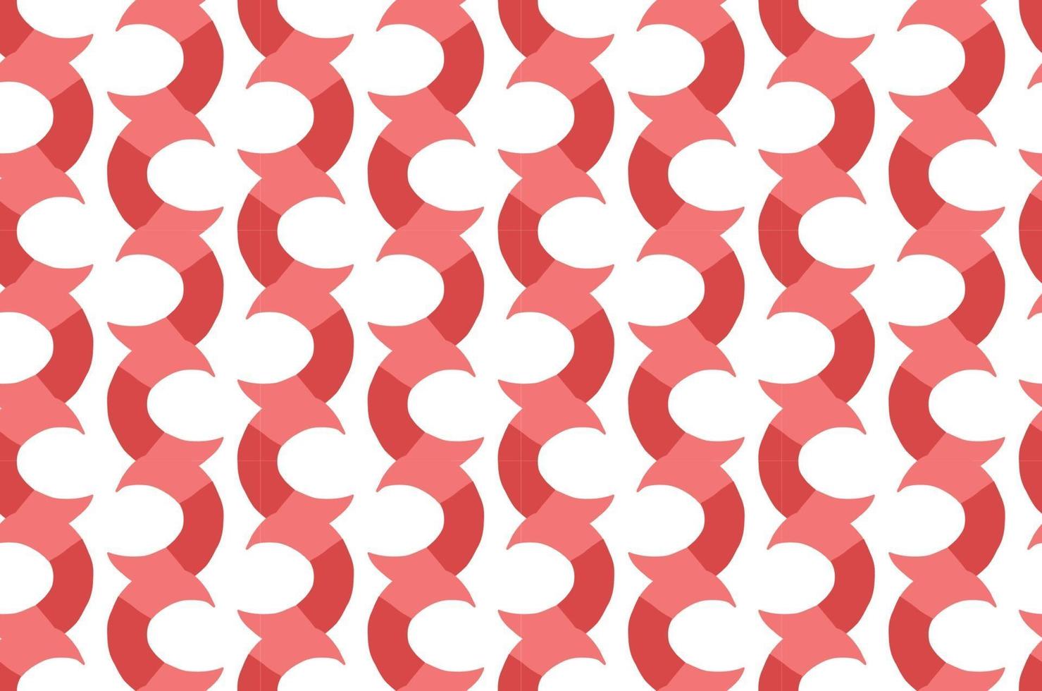 Vector texture background, seamless pattern. Hand drawn, red, white colors.