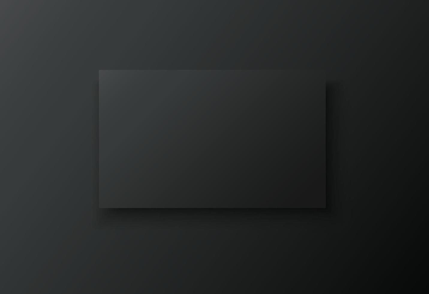 blank frame on black background vector illustration