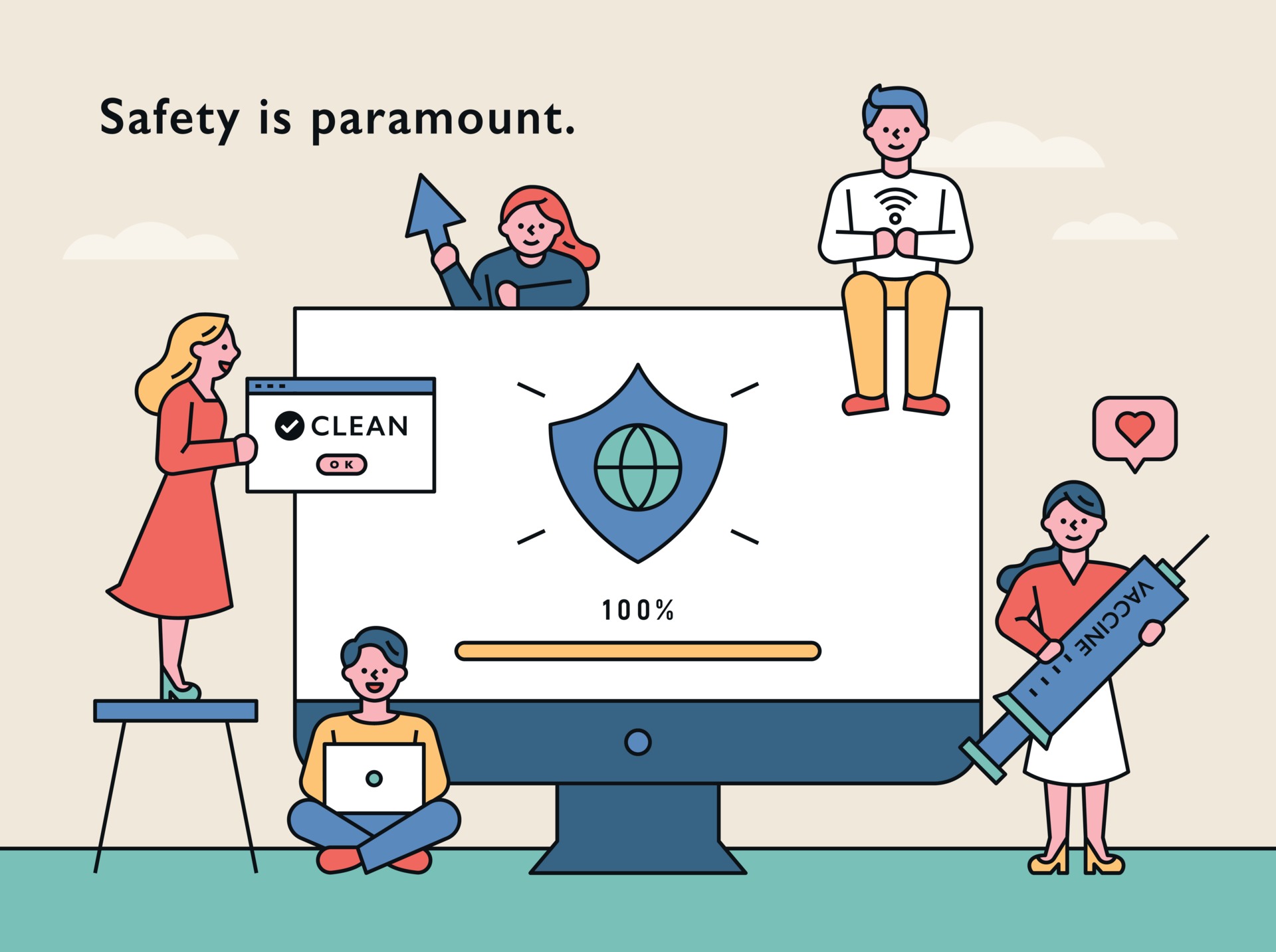 Safety Is Paramount 1974594 Vector Art At Vecteezy