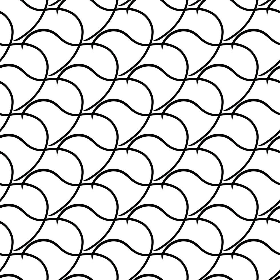 Vector seamless texture background pattern. Hand drawn, black, white colors.