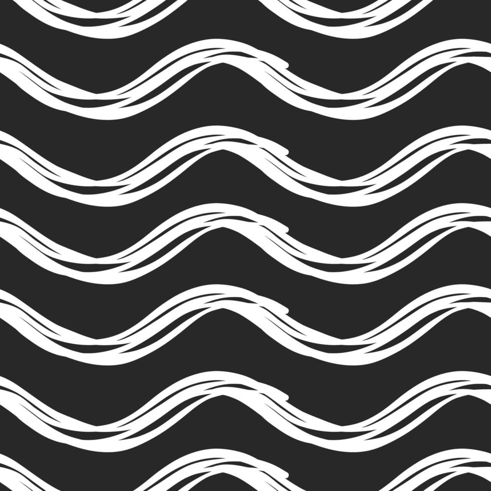 Vector seamless texture background pattern. Hand drawn, black, white colors.