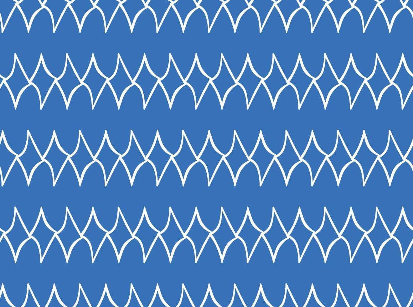 Vector texture background, seamless pattern. Hand drawn, blue, white colors.