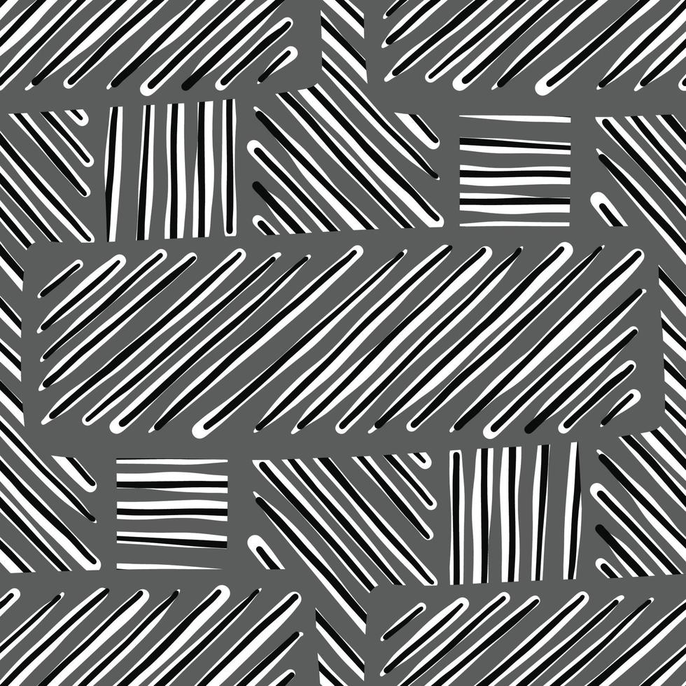 Vector seamless texture background pattern. Hand drawn, grey, white, black colors.