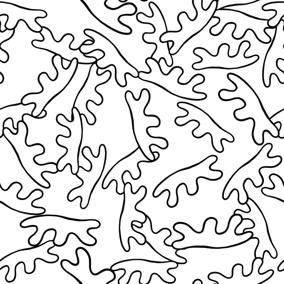 Vector seamless texture background pattern. Hand drawn, black, white colors.