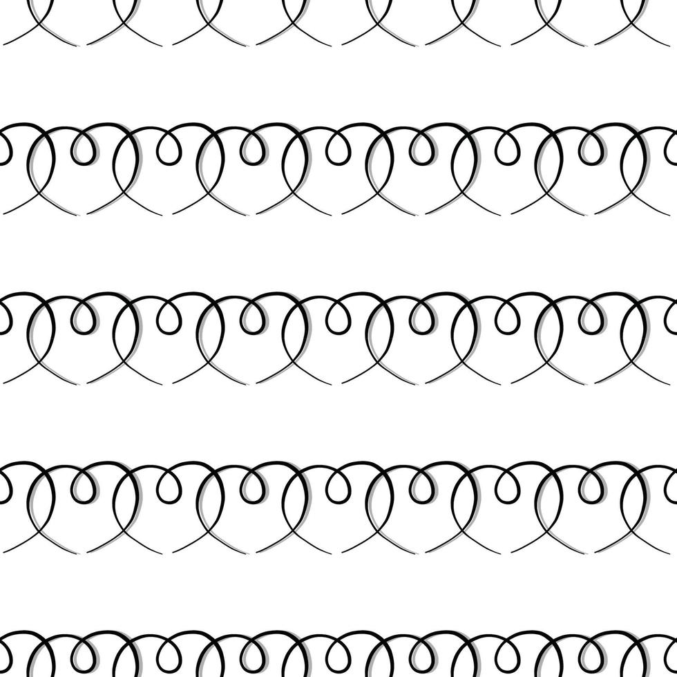 Vector seamless texture background pattern. Hand drawn, black, grey, white colors.