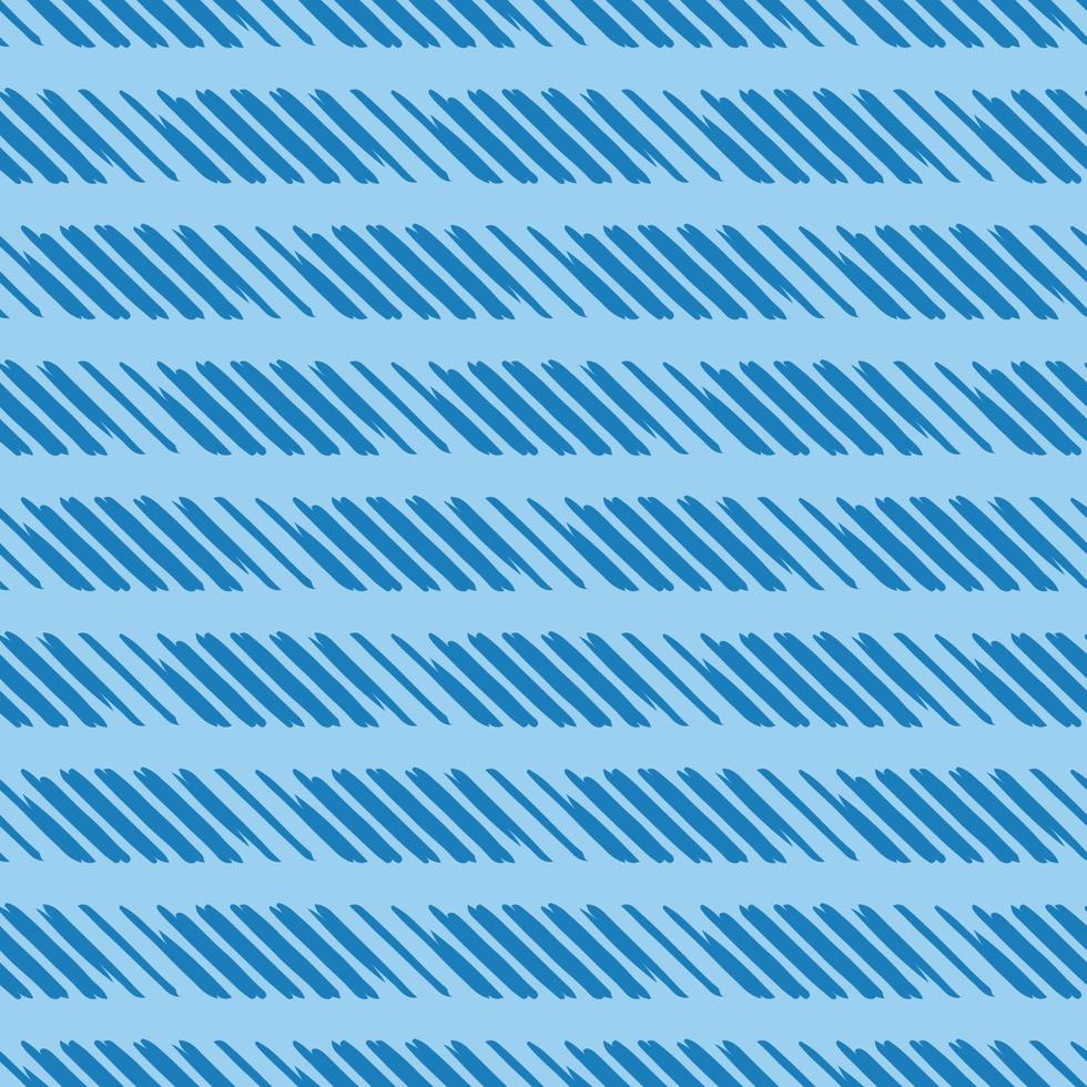 Vector seamless texture background pattern. Hand drawn, blue colors.