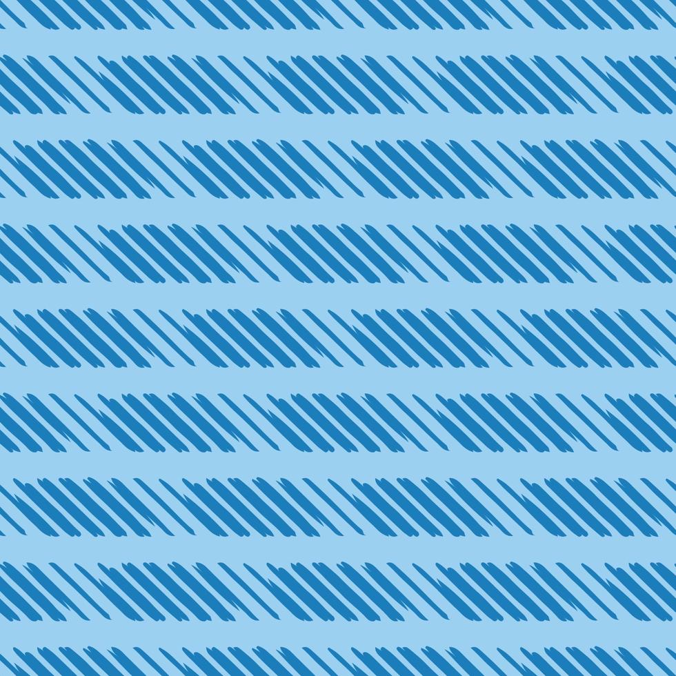 Vector seamless texture background pattern. Hand drawn, blue colors.