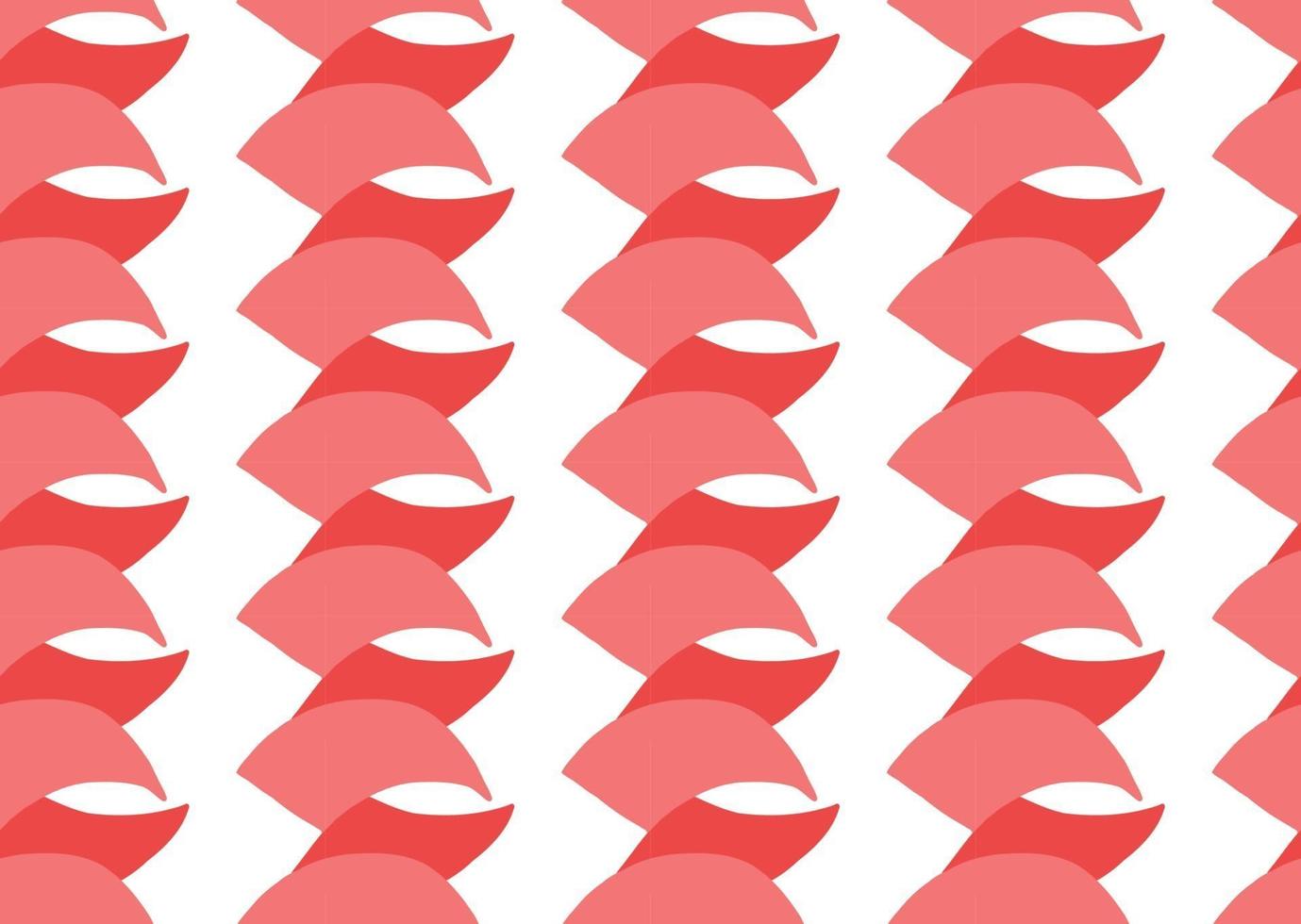 Vector texture background, seamless pattern. Hand drawn, red, white colors.