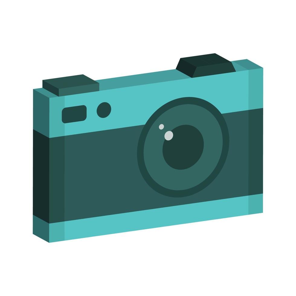 Isometric Camera On White Background vector