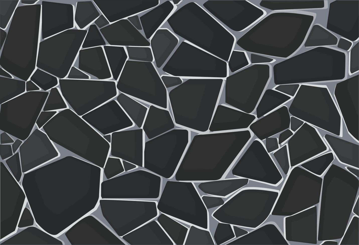 black gravel texture wallpaper. vector illustration eps10