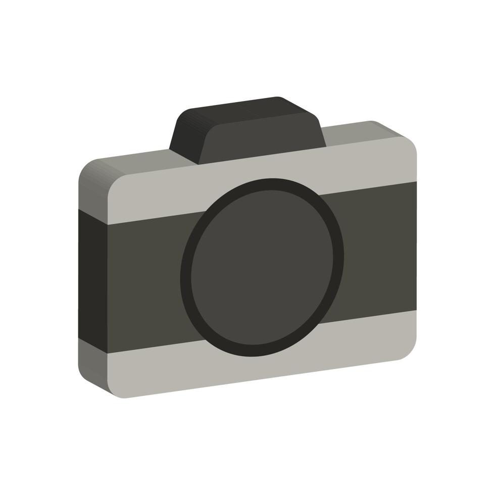 Isometric Camera On White Background vector