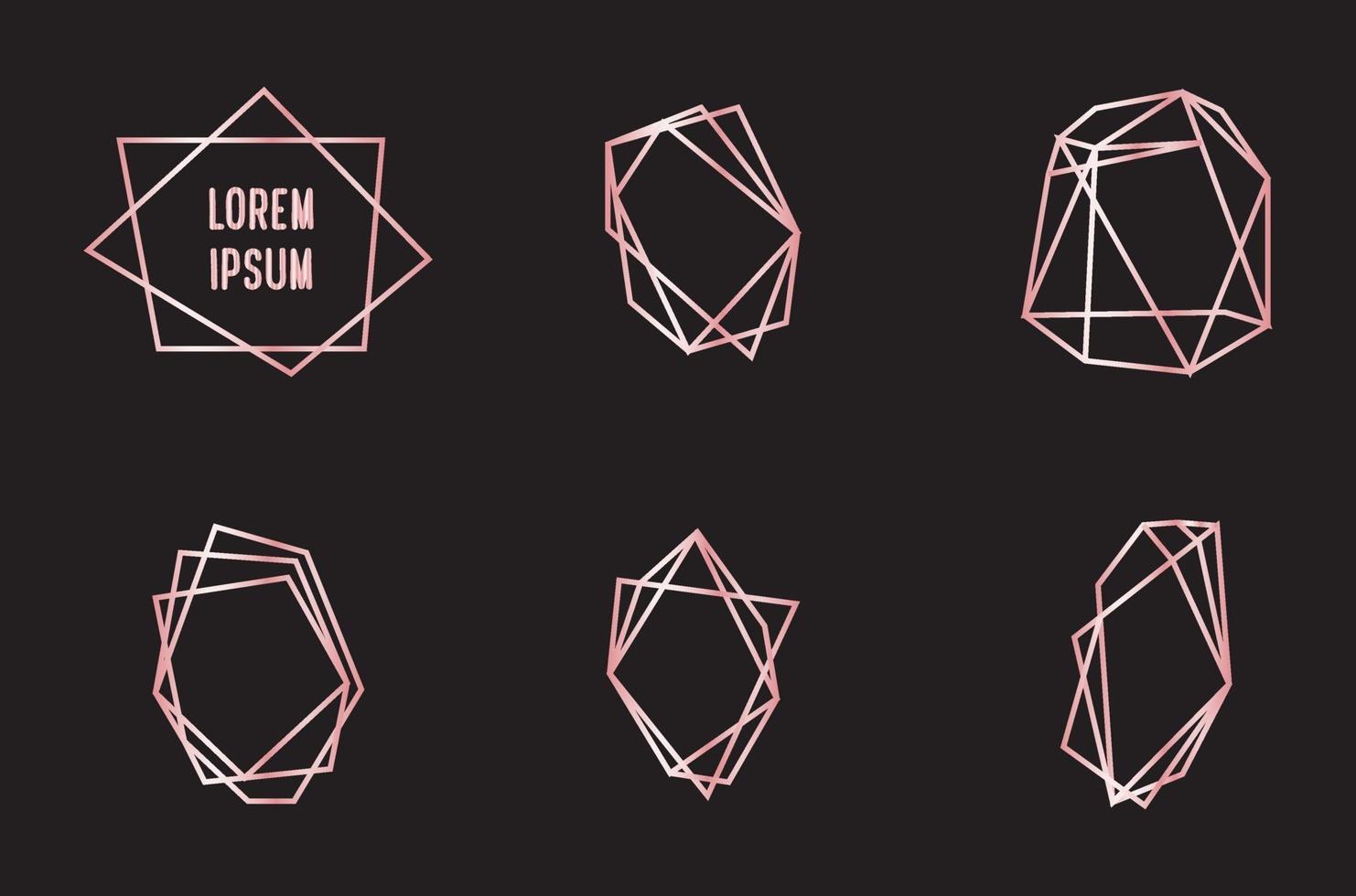 Abstract 2D geometric colorful background. vector