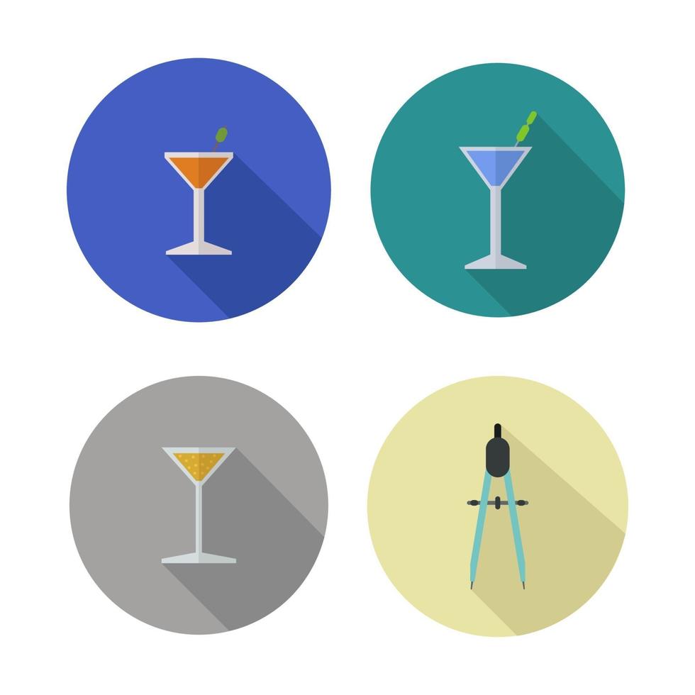 Business Icon Set On White Background 1975902 Vector Art at Vecteezy