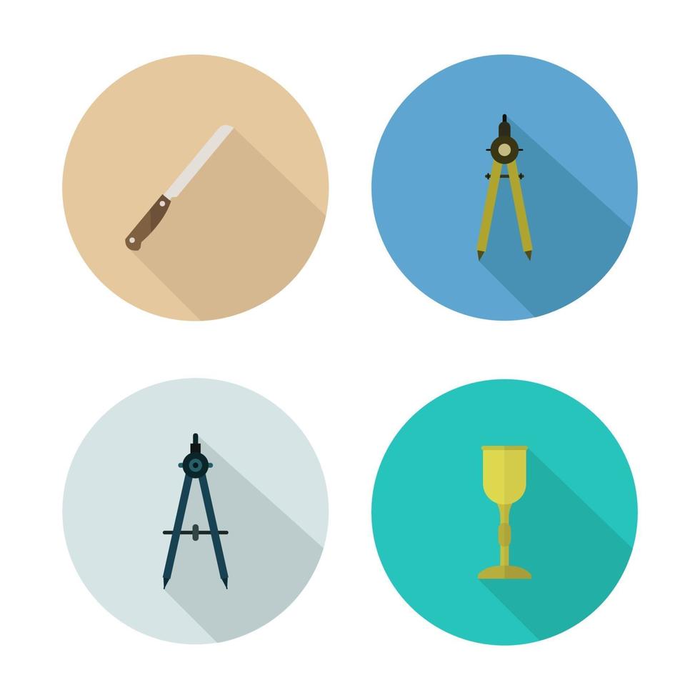 Business Icon Set On White Background vector