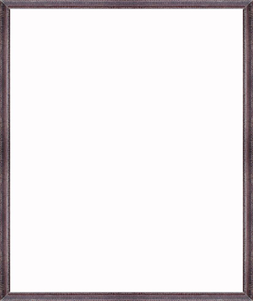 Dark wooden picture frame photo