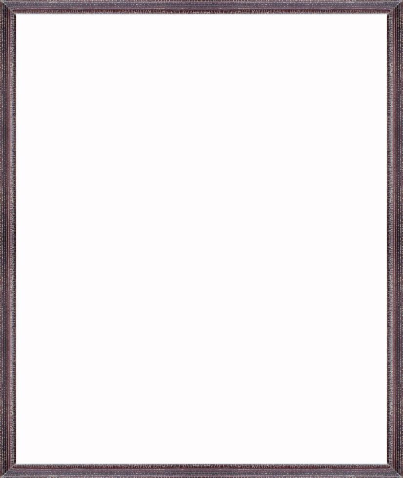 Dark wooden picture frame photo