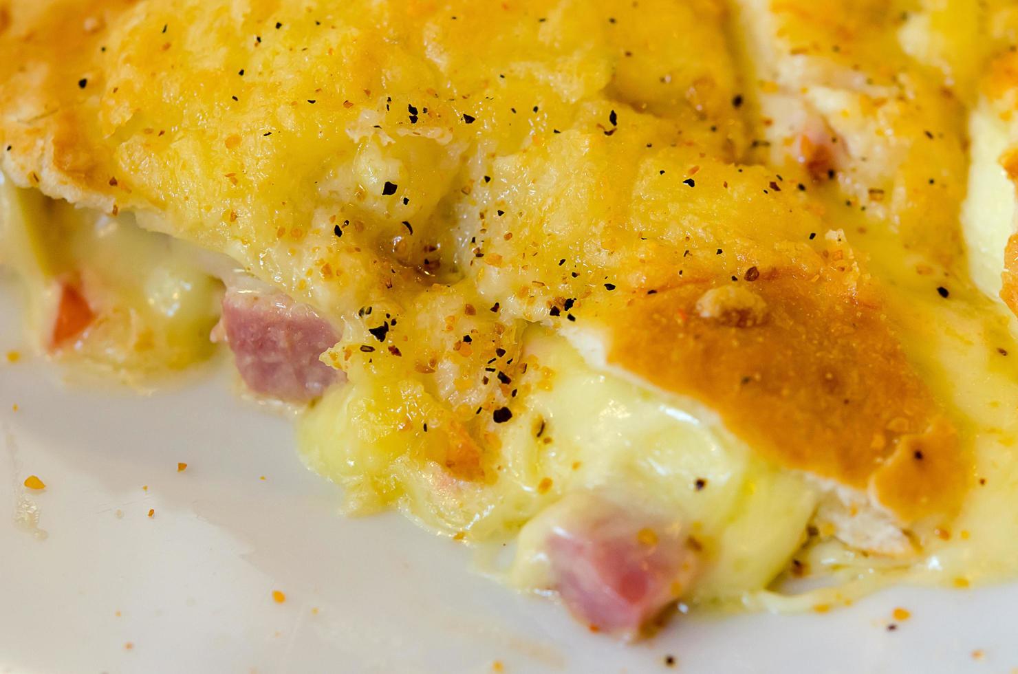 Ham and cheese dish photo