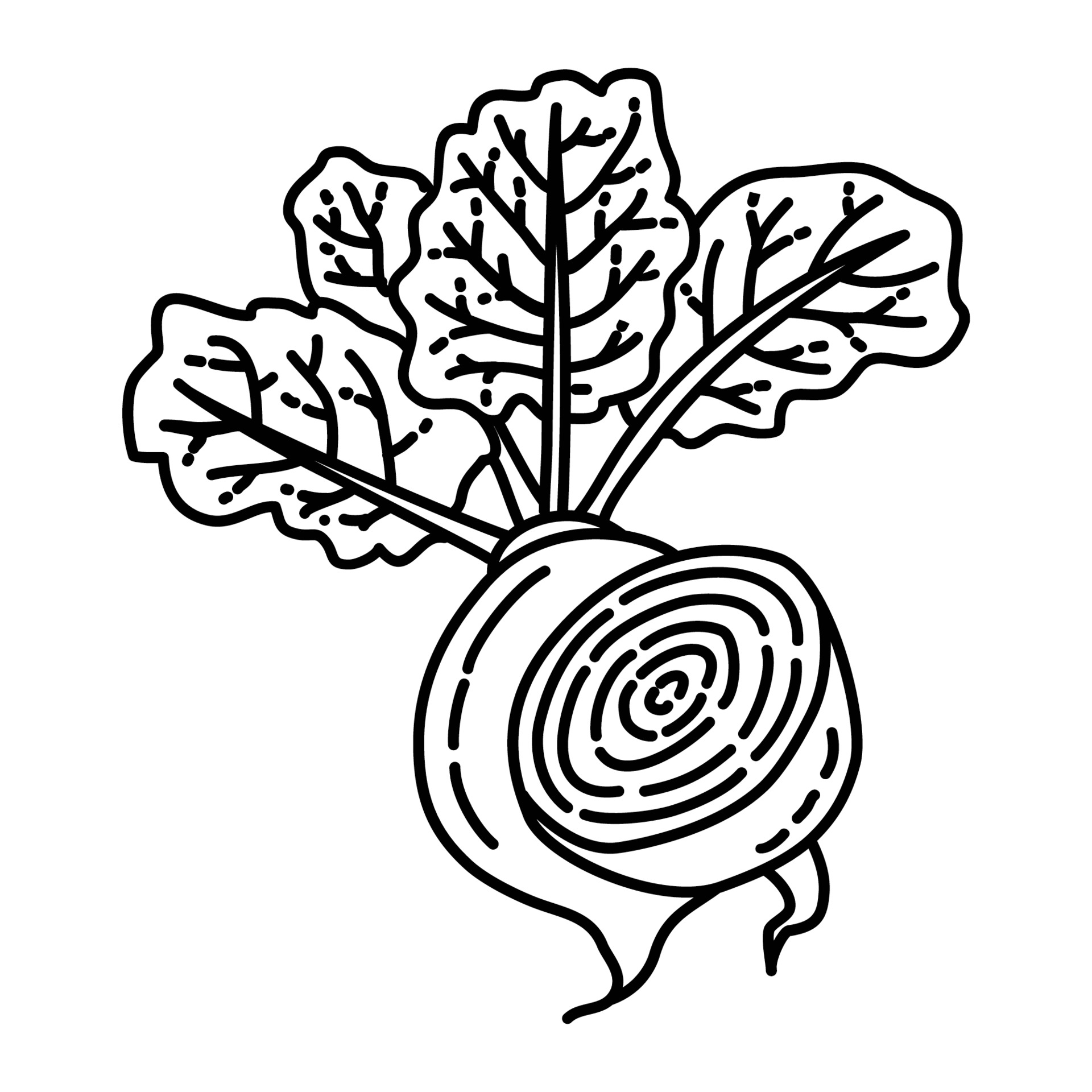 Beetroot Icon. Doodle Hand Drawn or Outline Icon Style 1976534 Vector
