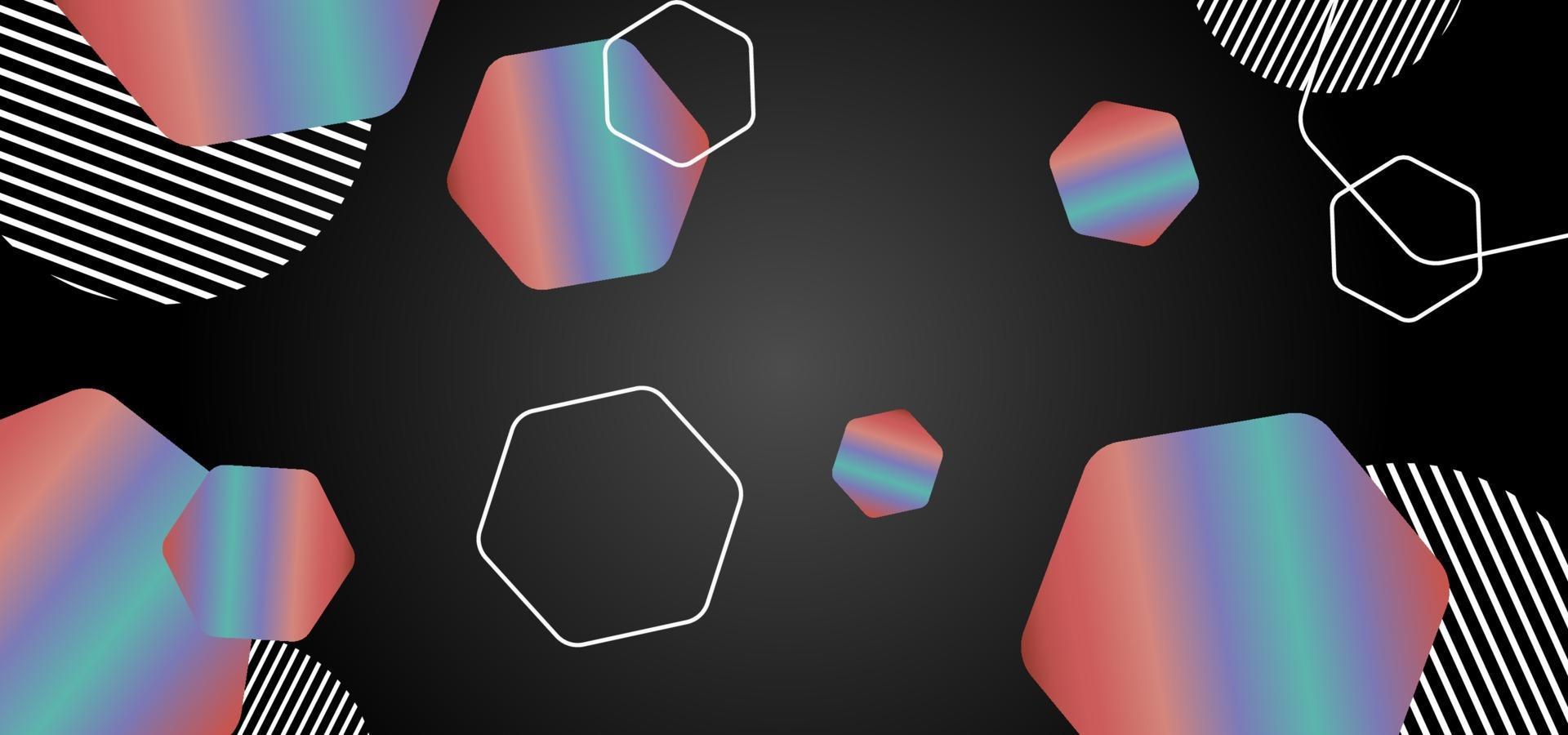 Creative colorful abstract geometric background design Vector abstract background with geometric shapes. 1977335 Vector Art at