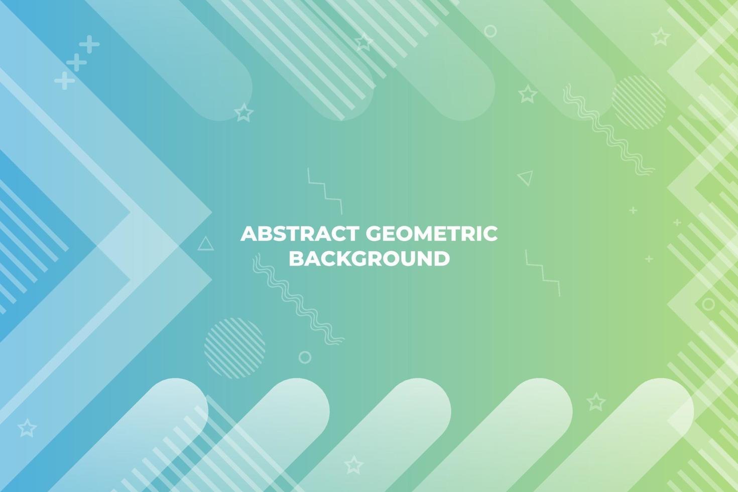 Abstract colorful modern geometric shapes vector