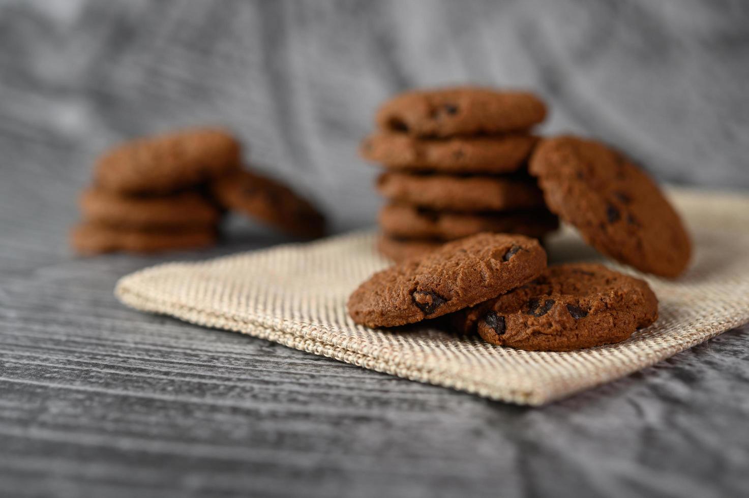 Cookies on a cloth photo