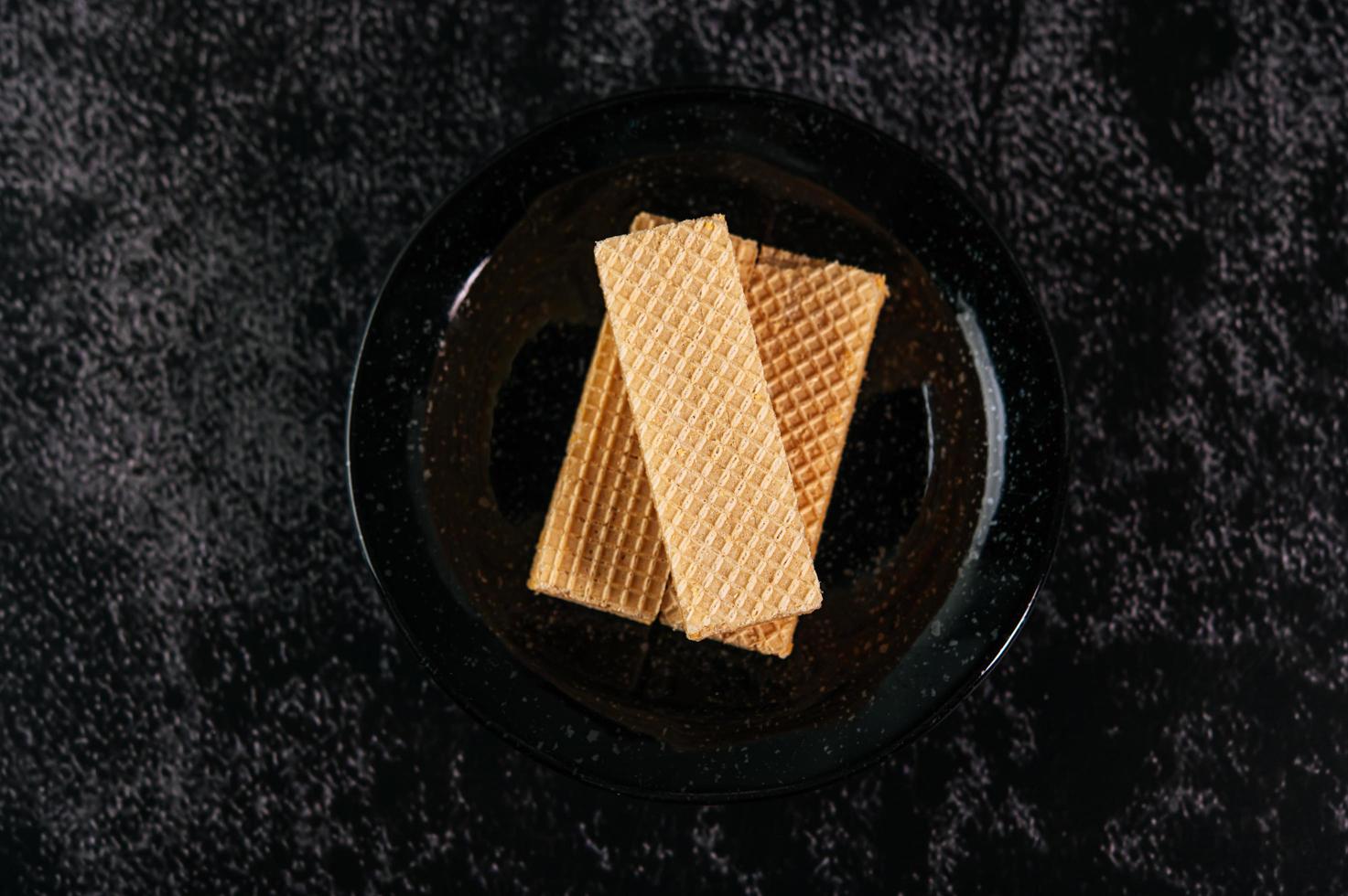 Cookies on a dark background photo