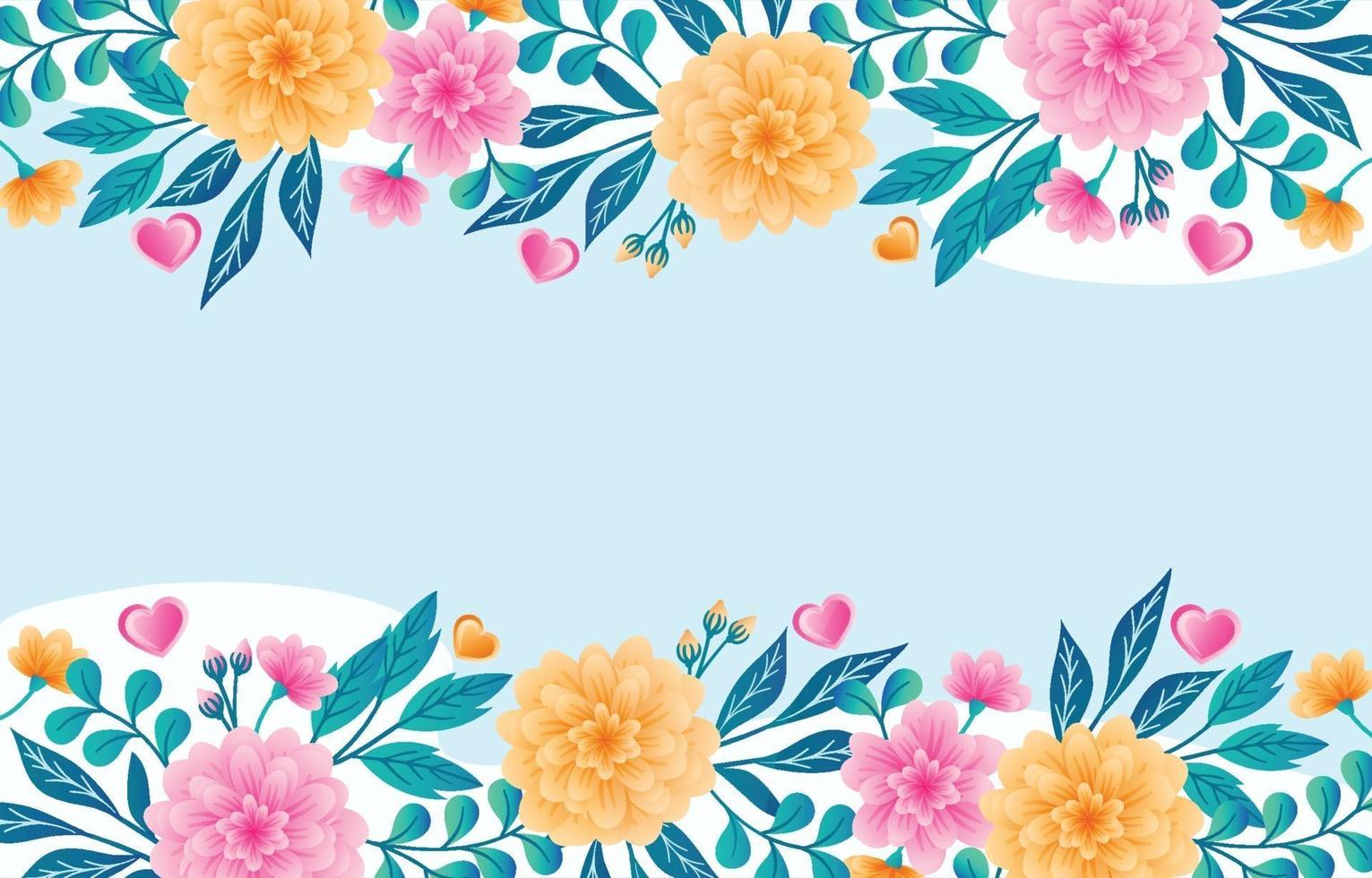 Colorful Floral Background vector