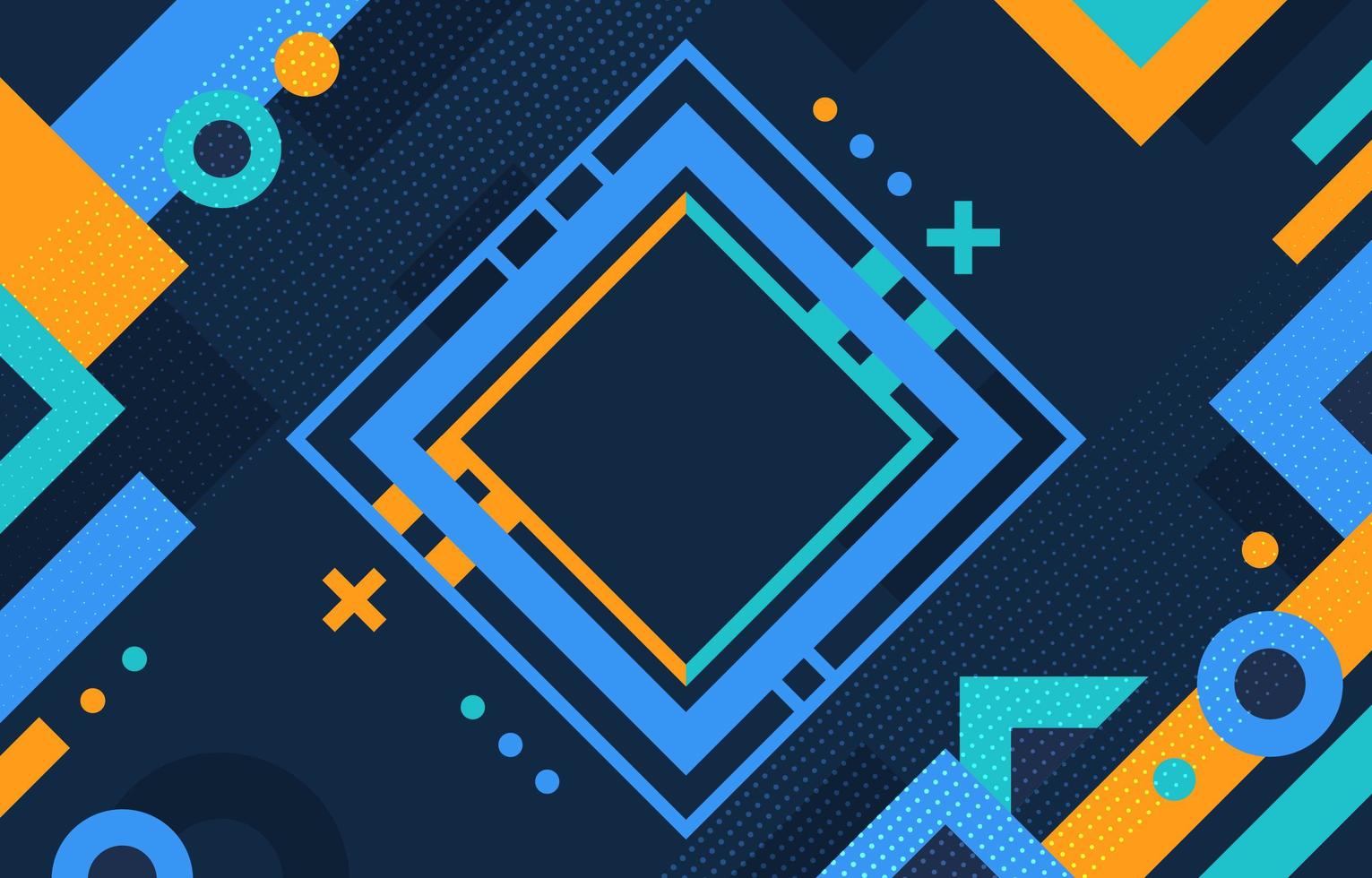 Flat Abstract Colorful Background vector