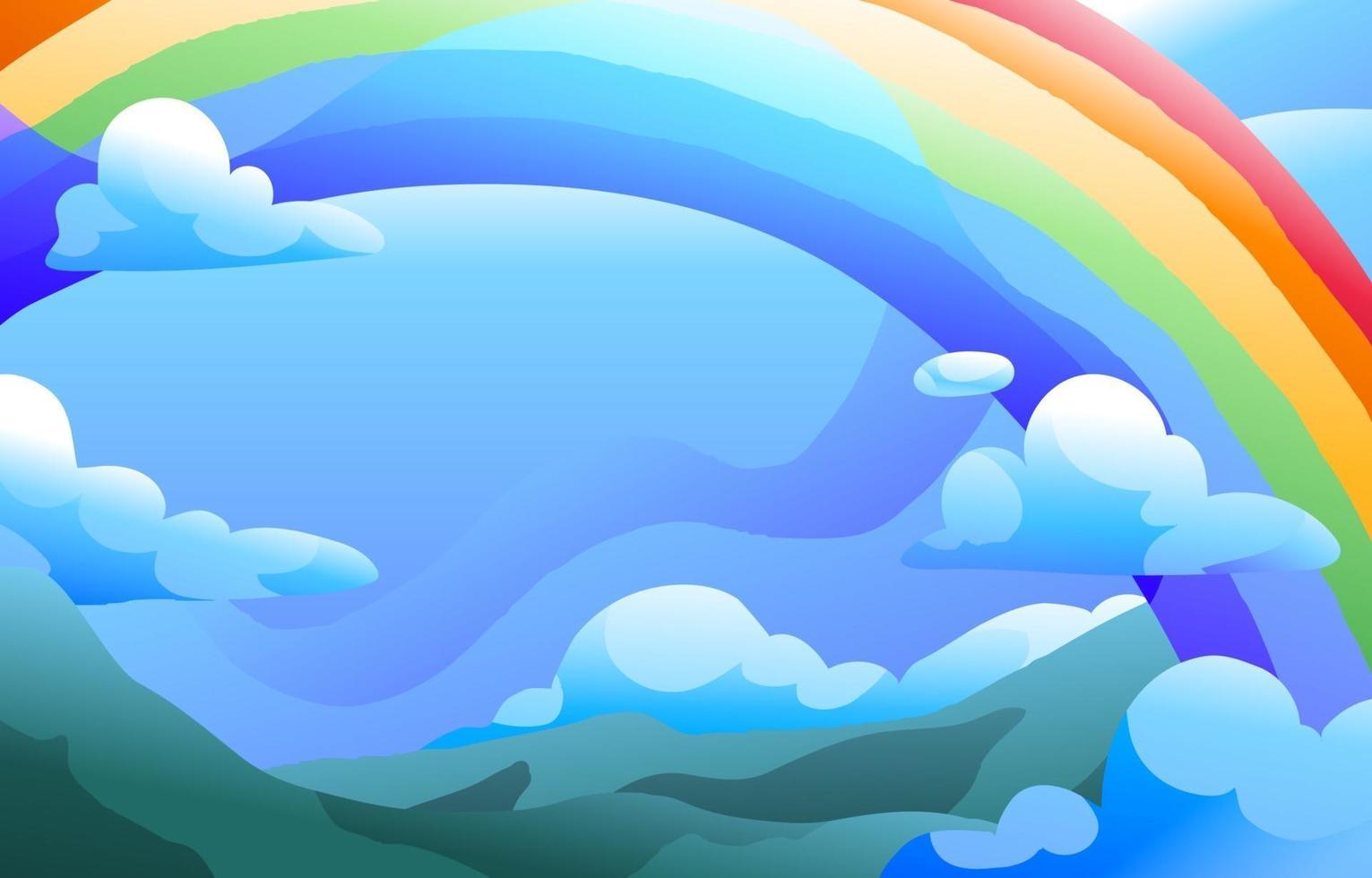 fondo degradado arcoiris vector