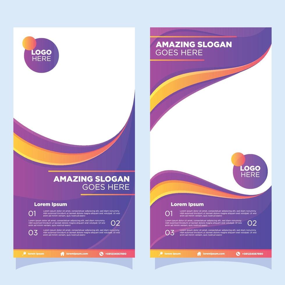 Brochure Flyer Design Layout vector