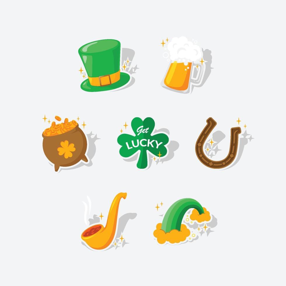 St. Patrick's Day Sticker vector