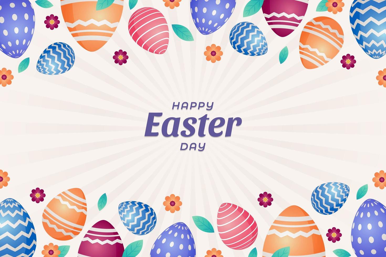 Easter Egg Background vector