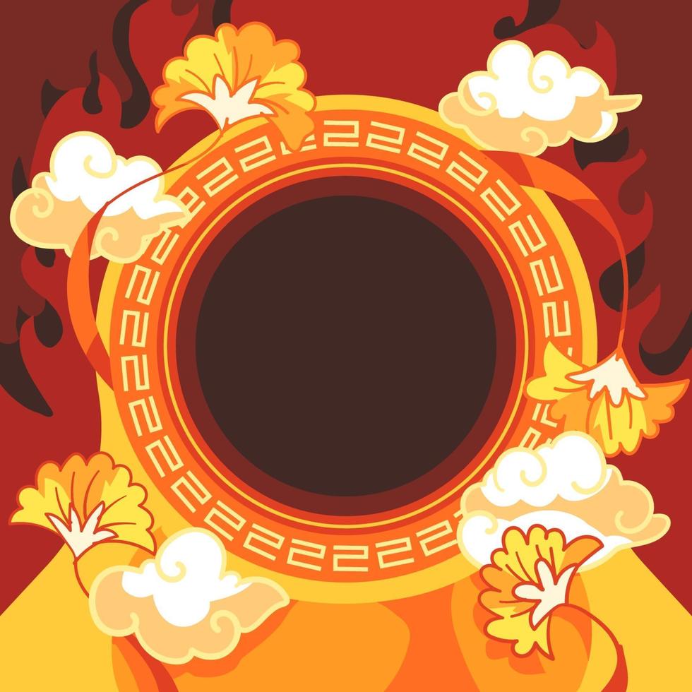 Chinese Totem Background vector