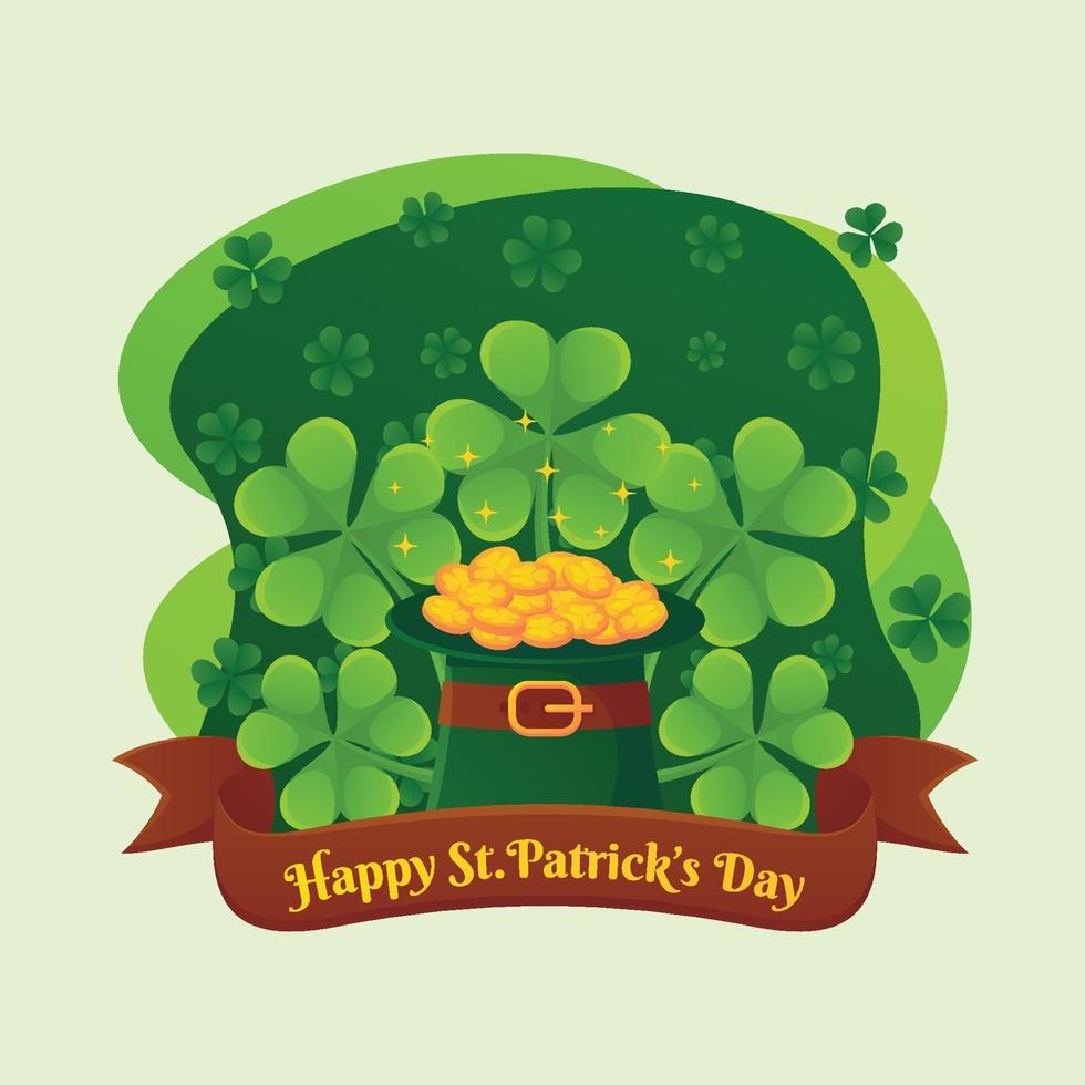 Feliz dia de San Patricio vector