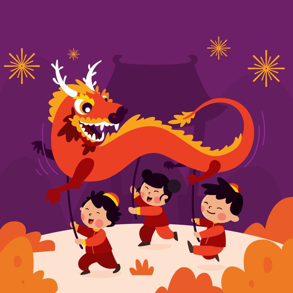 Chinese New Year Festival vector