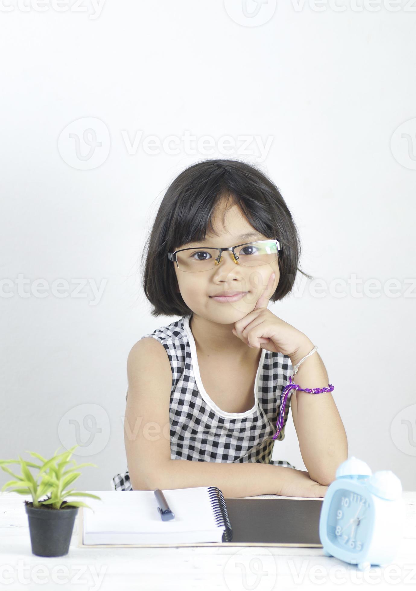 Asian Teen With Glasses