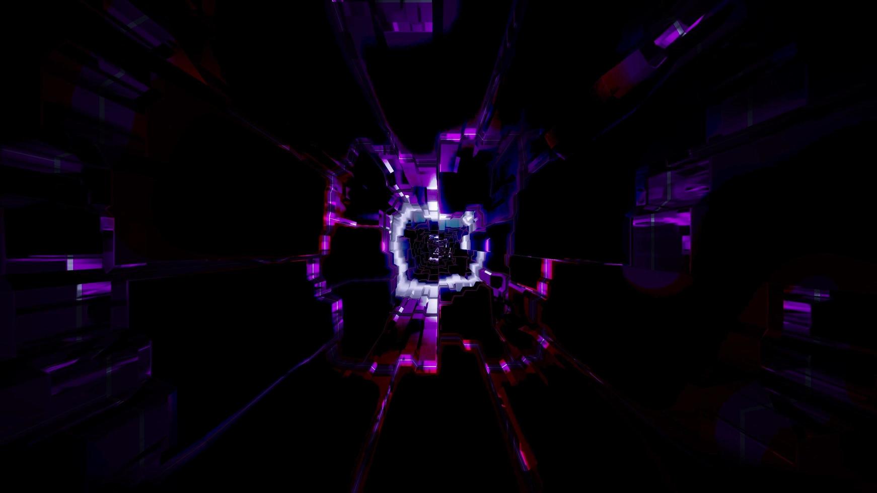Purple and white kaleidoscope 3d illustration for background or wallpaper photo